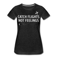 Load image into Gallery viewer, Hip Hop &amp; Boujee&#39;s &quot;Catch Flights&quot; Tee Collection - charcoal gray