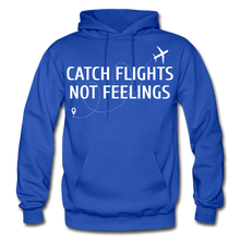Load image into Gallery viewer, Hip Hop &amp; Boujee&#39;s &quot;Catch Flights&quot; Hoodie Collection - royal blue