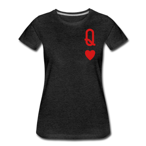 Hip Hop & Boujee's "Queen" Tees Collection - charcoal gray