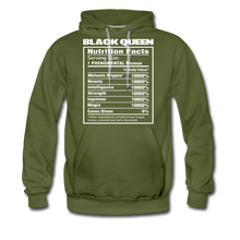 Load image into Gallery viewer, Hip Hop &amp; Boujee&#39;s Black Queen Hoodie Collection - olive green