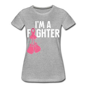 Hip Hop & Boujee's "Fighter" Tees Collection - heather gray