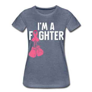 Hip Hop & Boujee's "Fighter" Tees Collection - heather blue