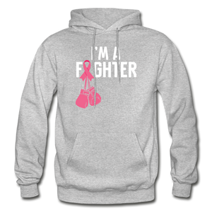 Hip Hop & Boujee's "Fighter" Hoodie Collection - heather gray