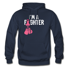 Load image into Gallery viewer, Hip Hop &amp; Boujee&#39;s &quot;Fighter&quot; Hoodie Collection - navy