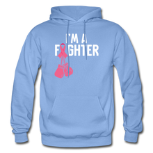 Load image into Gallery viewer, Hip Hop &amp; Boujee&#39;s &quot;Fighter&quot; Hoodie Collection - carolina blue