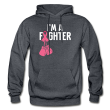 Load image into Gallery viewer, Hip Hop &amp; Boujee&#39;s &quot;Fighter&quot; Hoodie Collection - charcoal gray