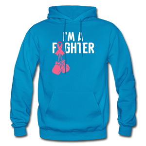 Hip Hop & Boujee's "Fighter" Hoodie Collection - turquoise