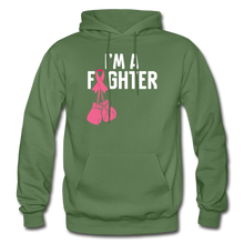 Load image into Gallery viewer, Hip Hop &amp; Boujee&#39;s &quot;Fighter&quot; Hoodie Collection - military green