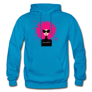Hip Hop & Boujee's "Not My Hair" Hoodie Collection - turquoise
