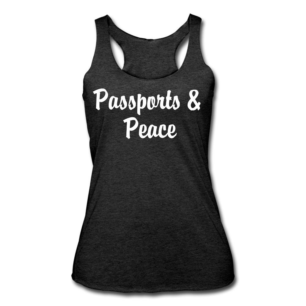 Hip & Boujee's Passports Tank - heather black