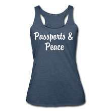 Load image into Gallery viewer, Hip &amp; Boujee&#39;s Passports Tank - heather navy